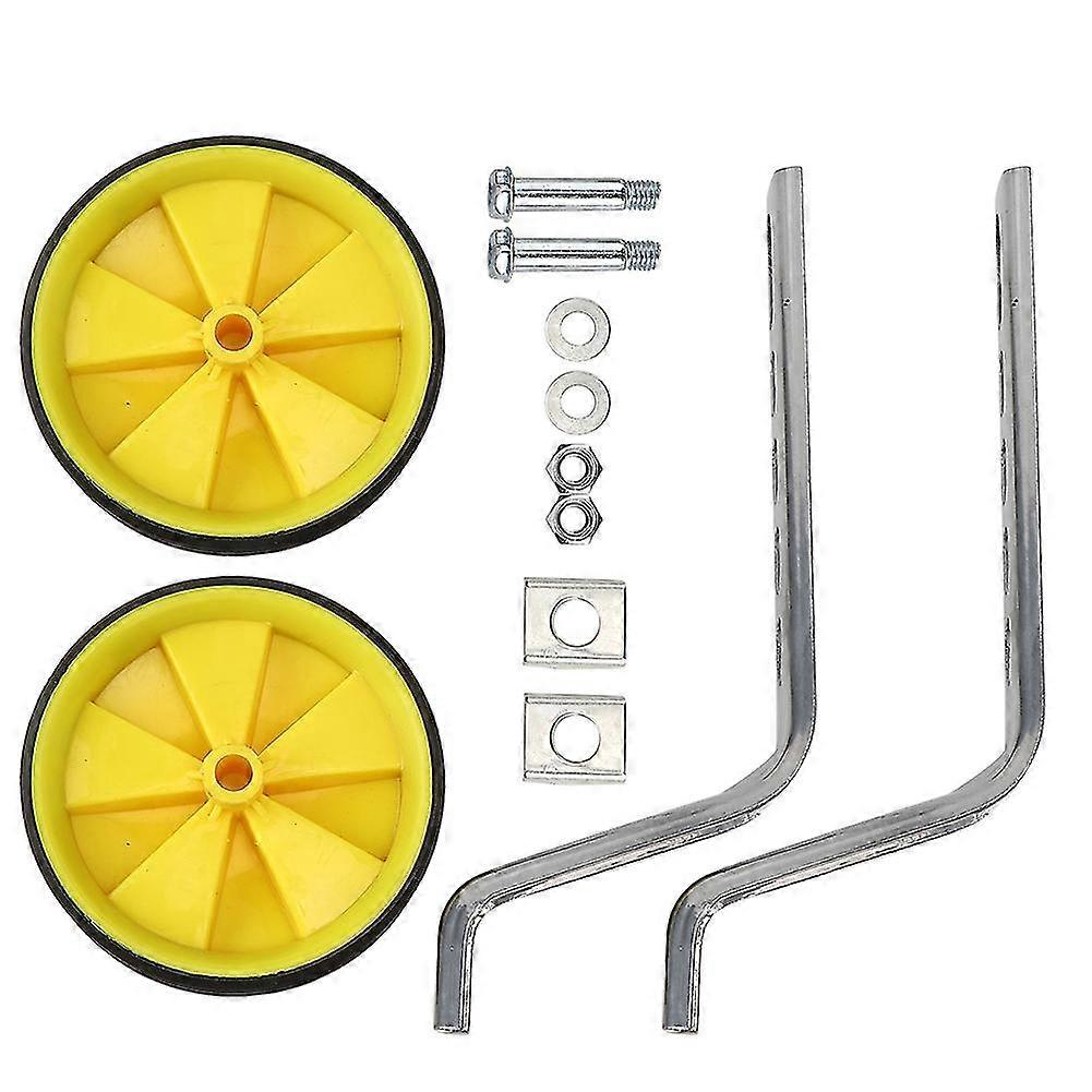 Yellow Universal Auxiliary Training Wheel compatible 12-20in Kid Bicycle
