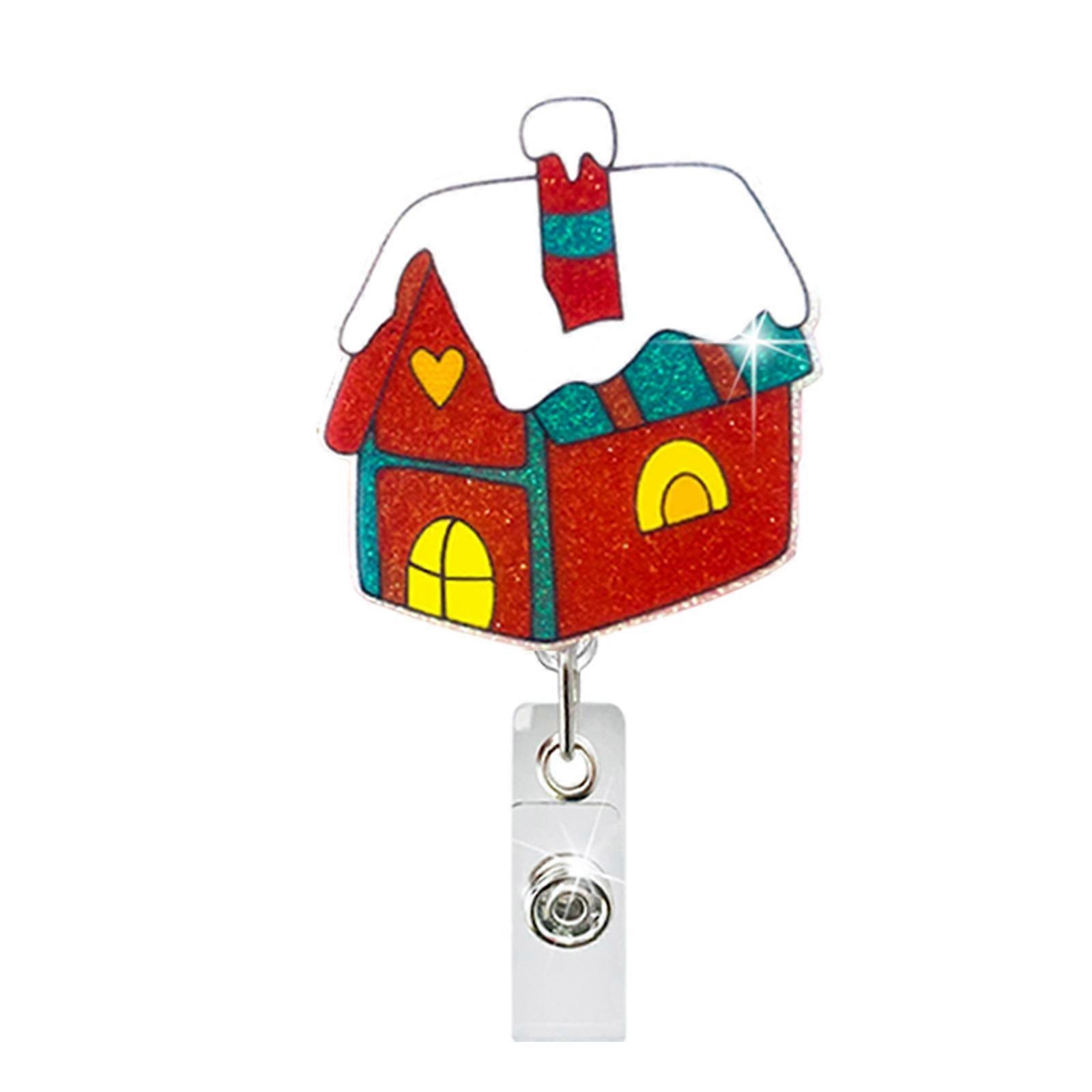 Christmas Cartoon ID Card Buckle