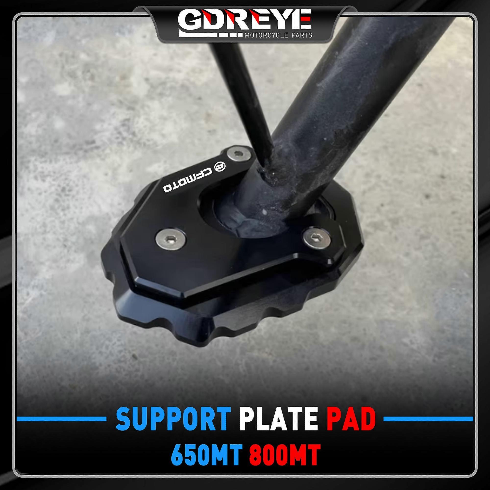 For CFMOTO 650MT 650 MT Motorcycle 800MT Accessories Kickstand Foot Side Stand Extension Pad Support Plate 800 MT