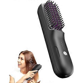 Brush Hair Pro,Brush Hair Pro Cordless Straightener,Brushe Portable Hair Straightener,Hair Straightening Irons for Curl Hair