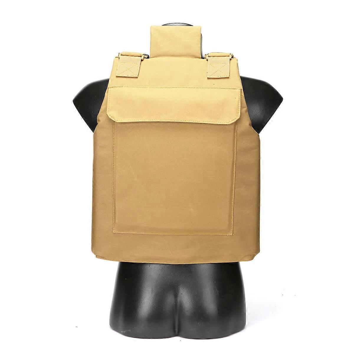 Khaki Tactical Vest Outdoor Molle Hunting Vest Adjustable Modular Gear for Training Gaming
