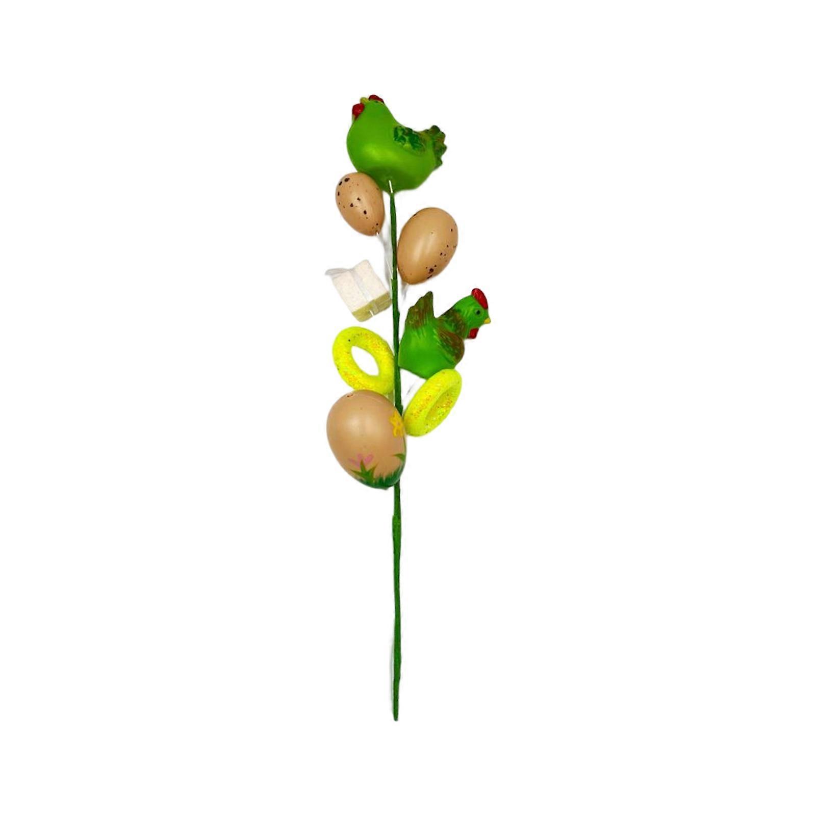 Easter Egg Tree Branch Artificial Flower Plastic Foam Versatile Use Living Room Table Ornament Fake Flowers