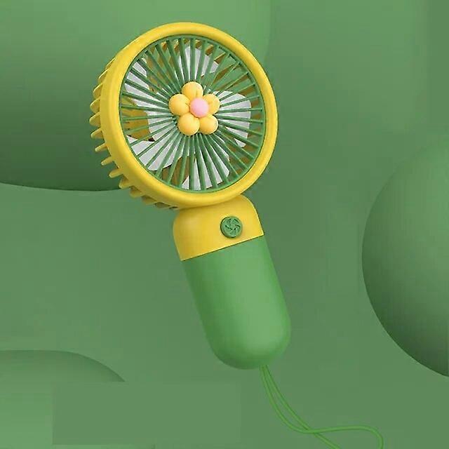 Powered Hand Fans Mini USB Portable Fan Rechargeable Portable Fan Electr Summer For Home Outdoor Standing Mobile Handheld Convenient Cute Flower