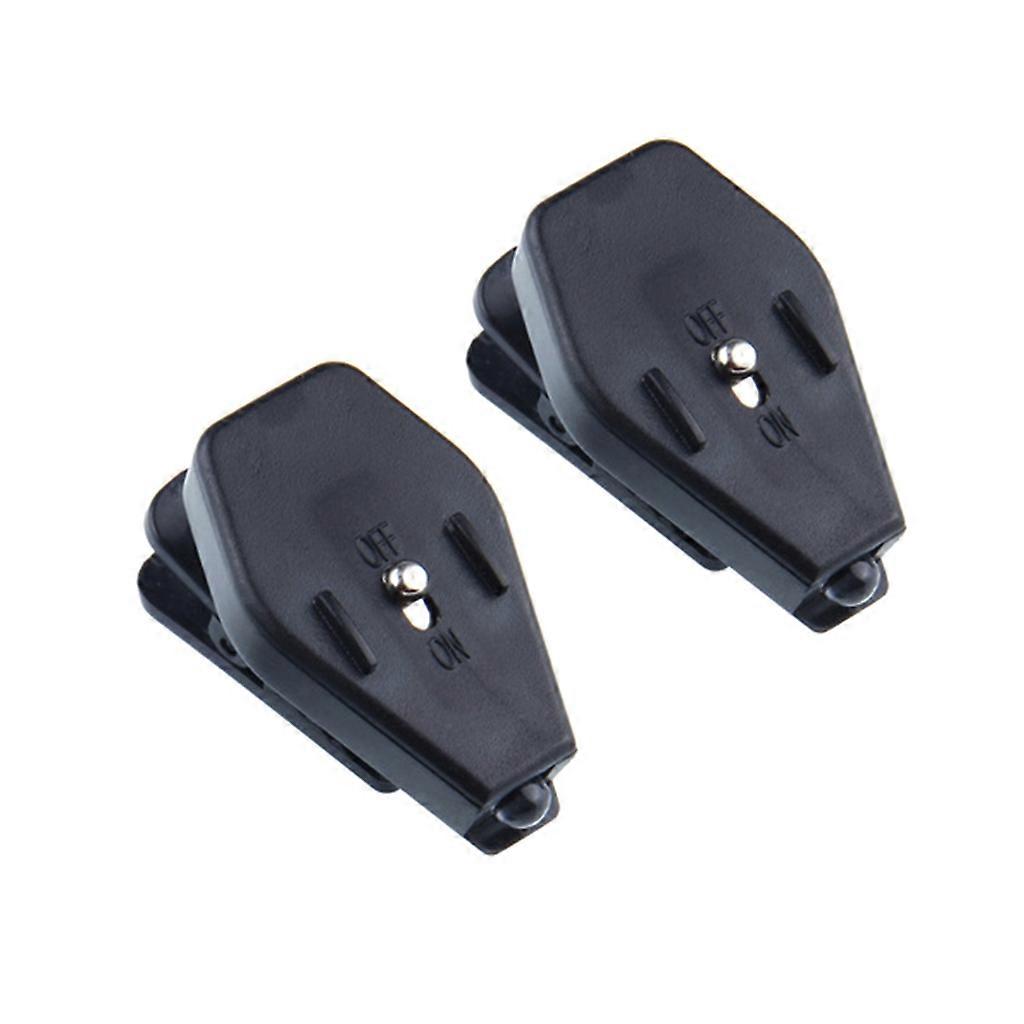 2x Glasses Reading Lamp- Angle Adjustable Flexible Book Reading Light LED Light