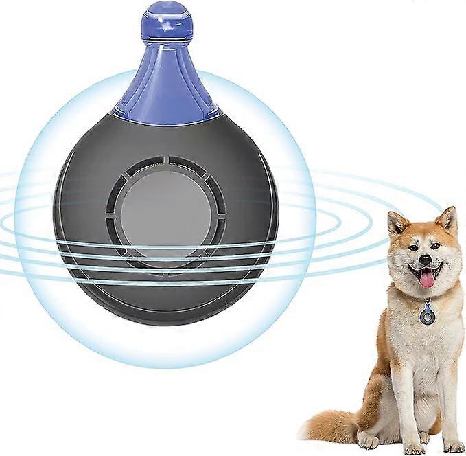 (Black) Ultrasonic flea and tick repellent for pets - Mosquito repellent - Insect repellent - Ultrasonic pest repellent - Cat and dog flea and tick di