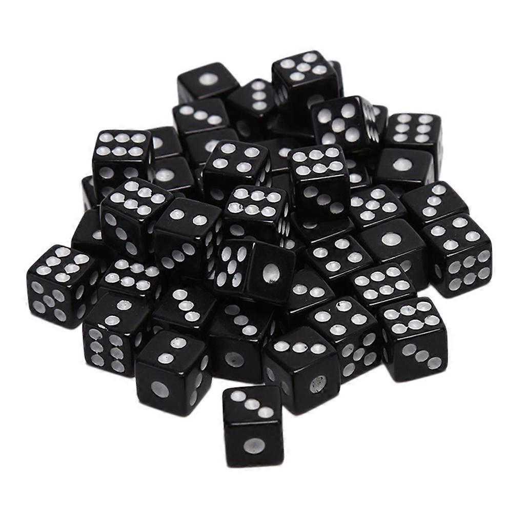D6 Faces Dice Number Cubes Square Corner Educational Dice DIY Board Game Props