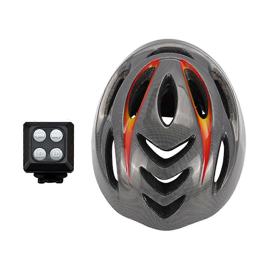 for Smart Bike Helmet with Wireless Steering Signal Handlebar Remote Control Rechargeable Night Riding Warning Safety Ca