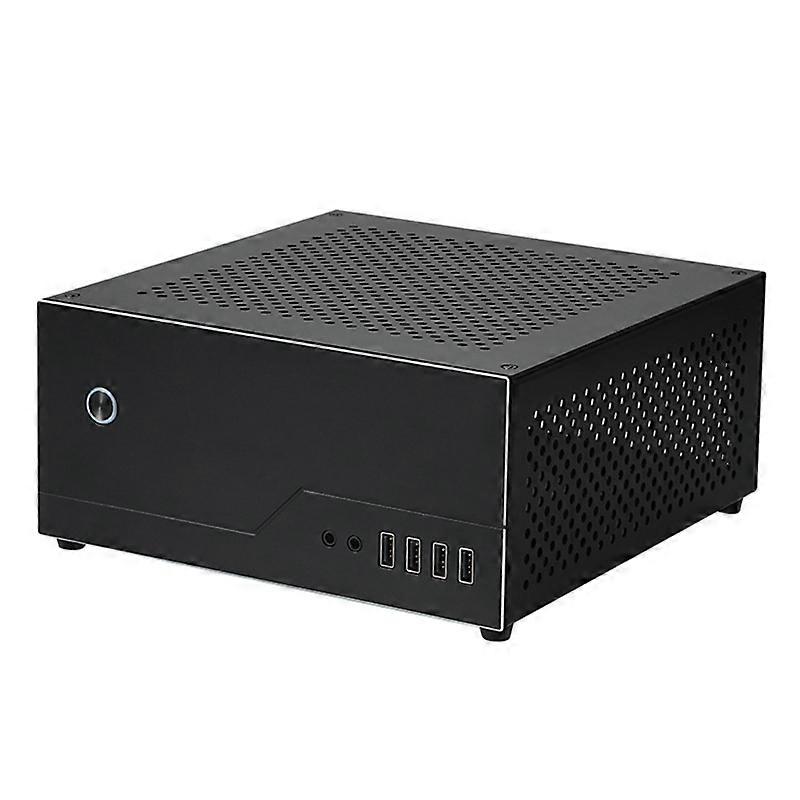 Mini ITX Computer Case Aluminum HTPC Office Gaming Home Theater Micro Chassis