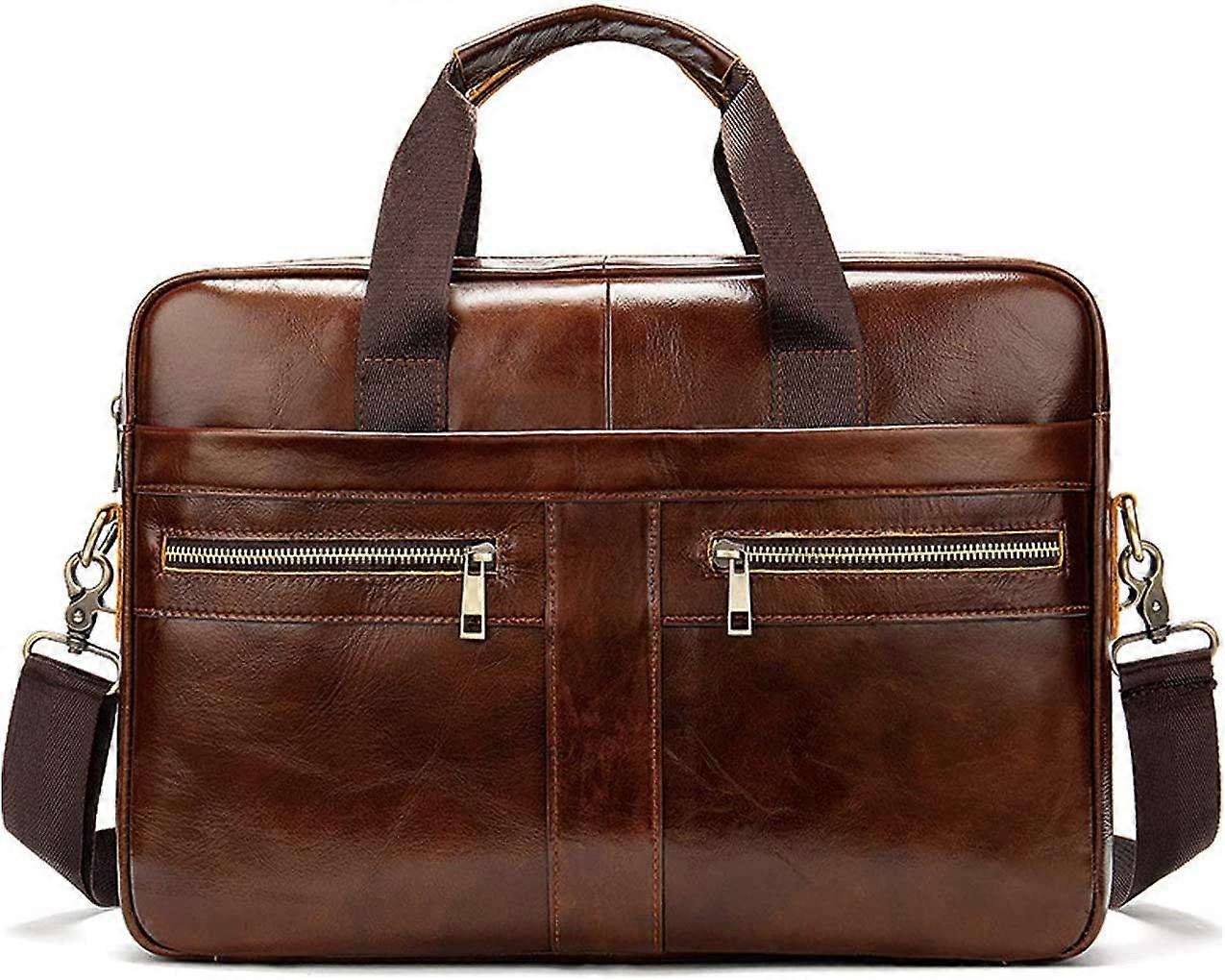 Portföljer Axelväskor Läder Crossbody Väskor Herrväskor