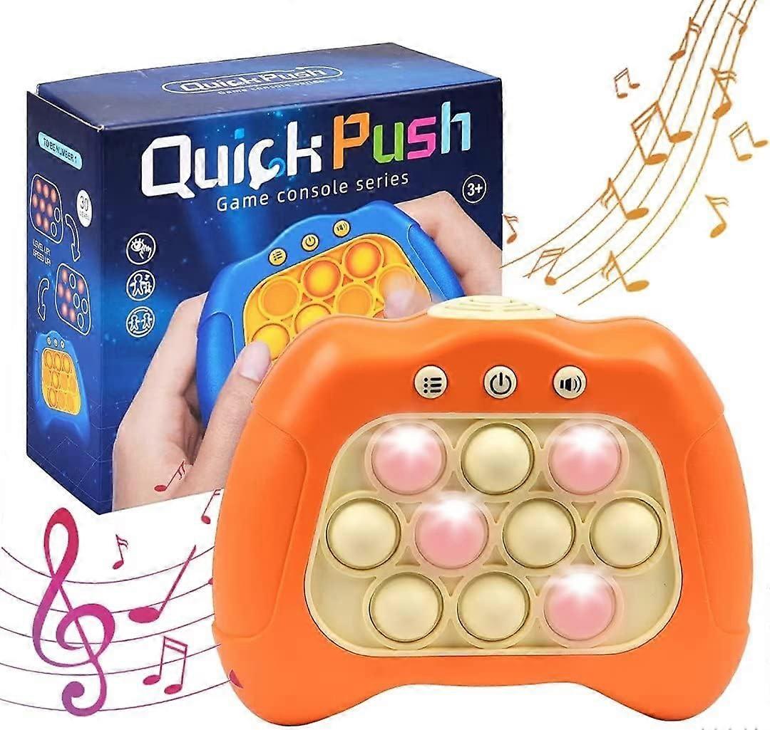 Kids Pop Games Sensory Fidget Toys, Tap Tap Smart Fidget, Stress Relief Breakthrough Puzzle Game Machine, Light Up Patterns Pop Up Game, Push Pop Stre