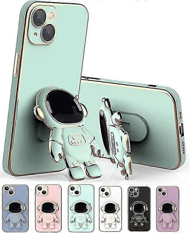 Astronaut Hidden Stand Case Compatible With Iphone 12 Pro Max/12 Pro/12, Electroplated Tpu Protective Cover