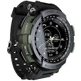 Fiauli MK28 Podómetro a prueba de agua Recordatorio de llamada Rastreador deportivo Reloj inteligente para hombre compatible con Bluetooth