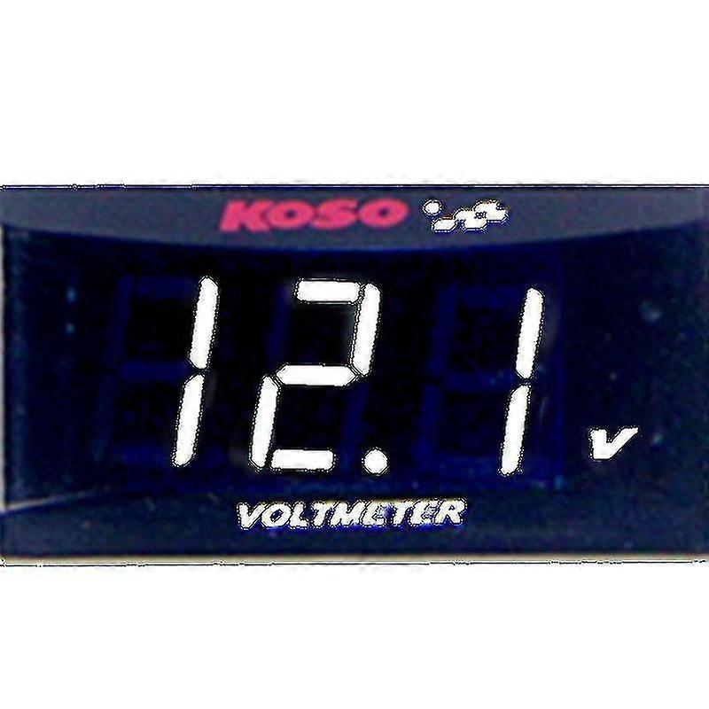 Koso Voltage Meter With Bracket 10v-150v Led Digital Display Voltmeter Car Motorcycle Volt Gauge