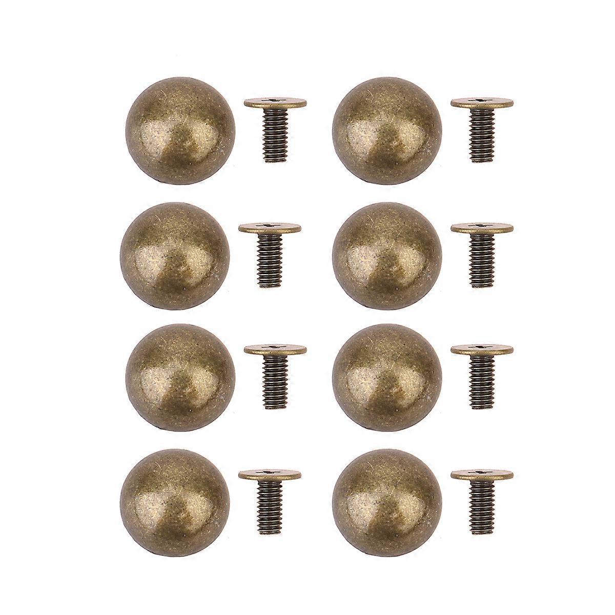 20pcs Zinc Alloy Rivet Screw Rivet Mushrooms Rivet Punk Semicircular Rivet