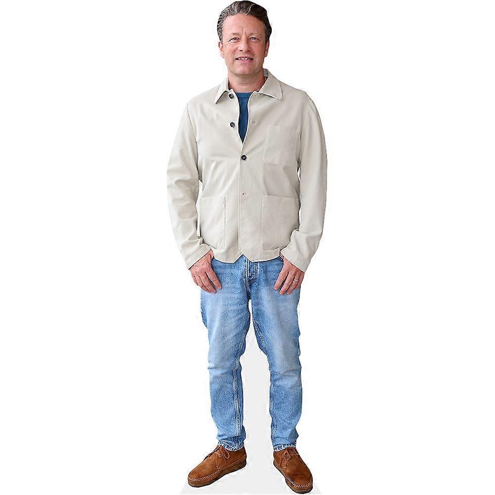 Jamie Oliver (Jeans) Cardboard Cutout (lifesize OR mini size). Standee. Stand Up.