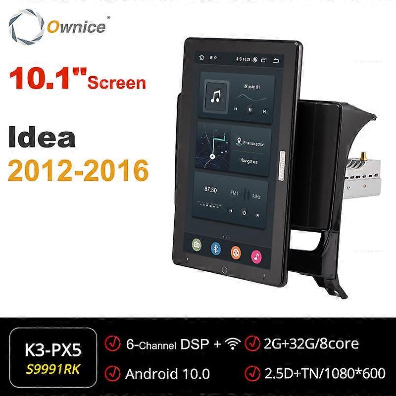 Tesla style 13.3" PX6 Android 10.0 Car DVD Player Auto Rotatable Navigation GPS Wifi For Fiat Strada Idea 2012-2016 Stereo Radio