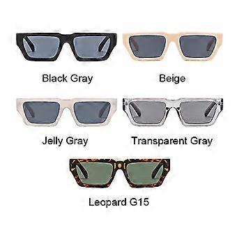 Lunettes de Soleil Mode Sans Cadre Carré Bonbon Couleur UV400 Protection Lunettes Classique