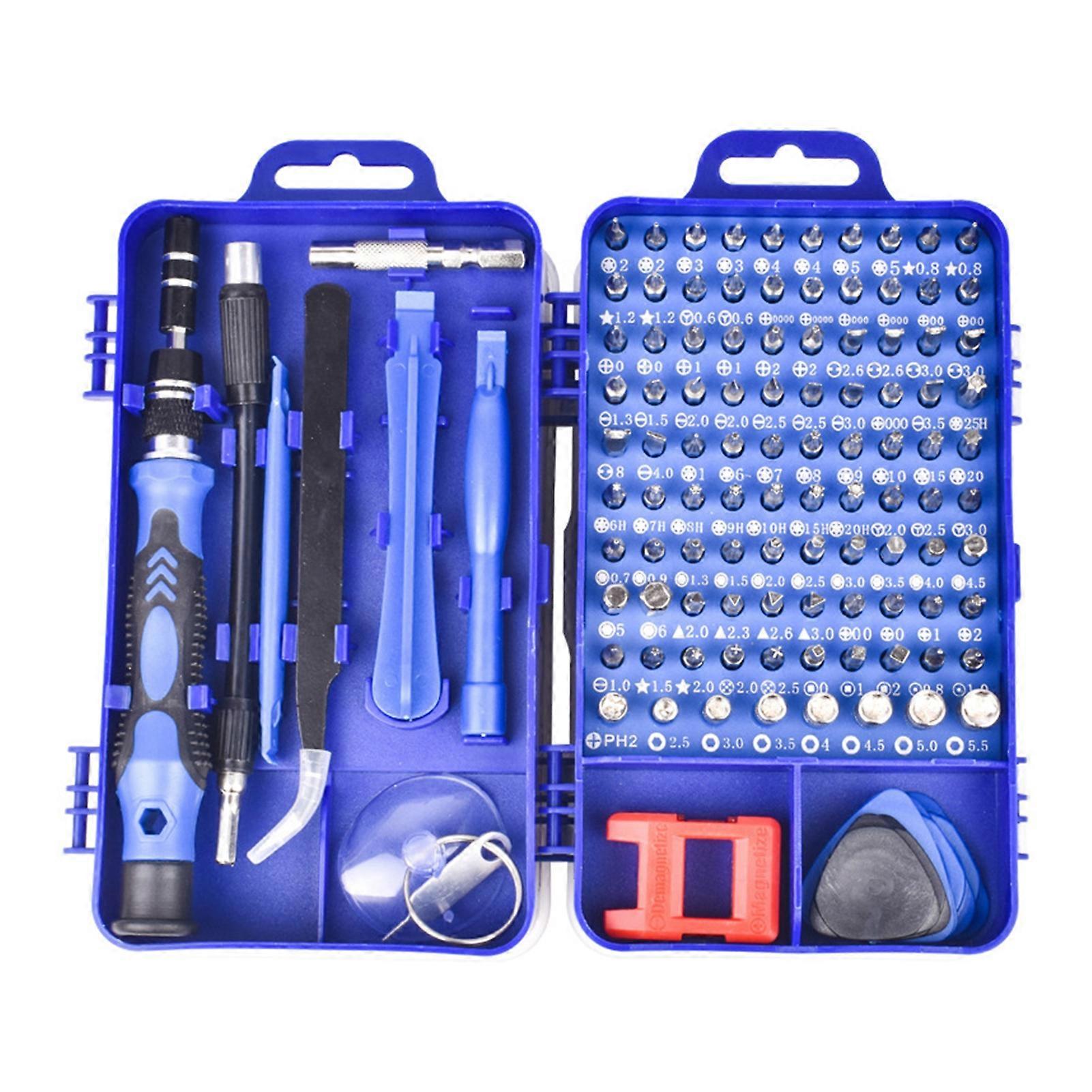 122 in 1 Multifunctional Screwdriver Bits Set Mobile Phone Computer Repair Tools QinHai