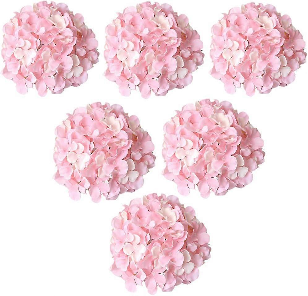 LINCMAN Artificial Flowers Large Silk Hydrangea Heads with Stems 90 Petals Fake Flowers for Wedding