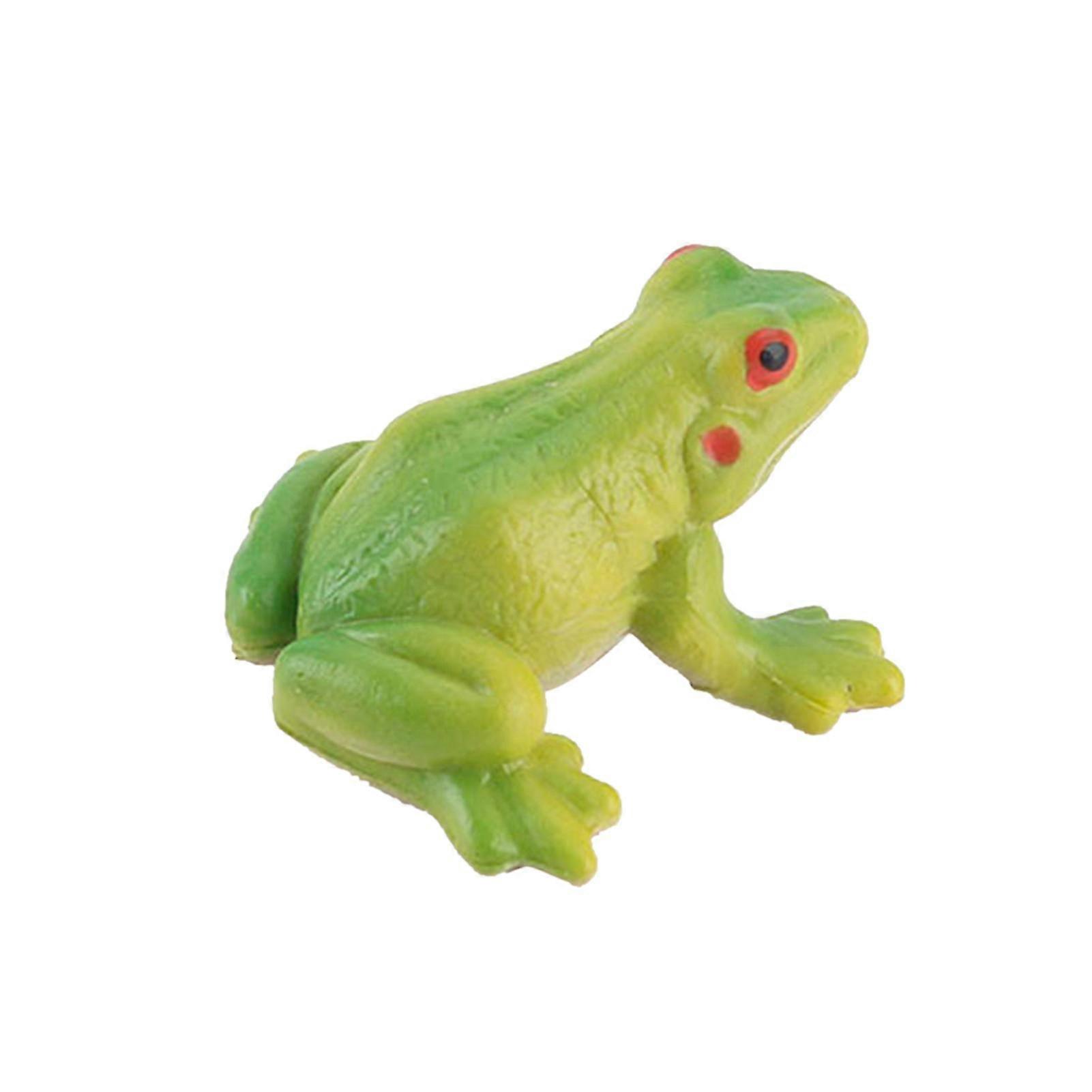 Frog Model Smell-less Solid Pvc Realistic Frog Figure For Home