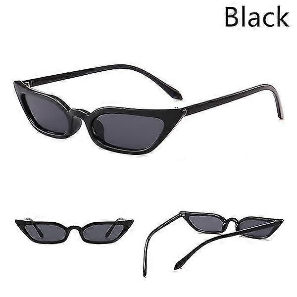 New Trend Small Frame Cat Eye Sunglasses [black]