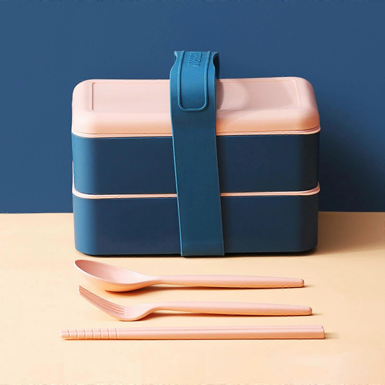 Double Layer Portable Lunch Box, Separated Lunch Box, Microwaveable Fresh-keeping Box