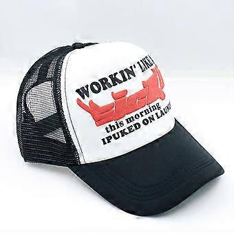 Vintage Sicko Trucker Hat For Women Men 3D Print Letter
