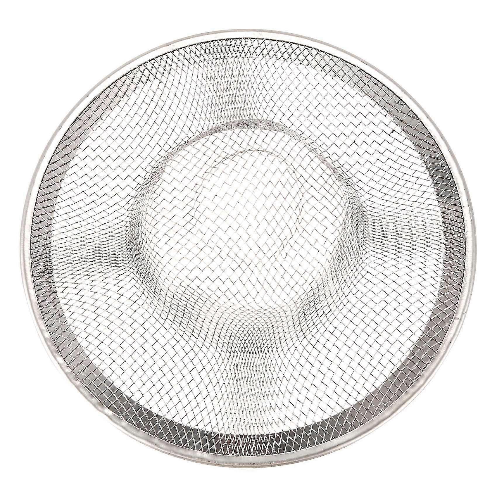 Kitchen Basket Drain Garbage Stopper Metal Mesh Sink Strainer