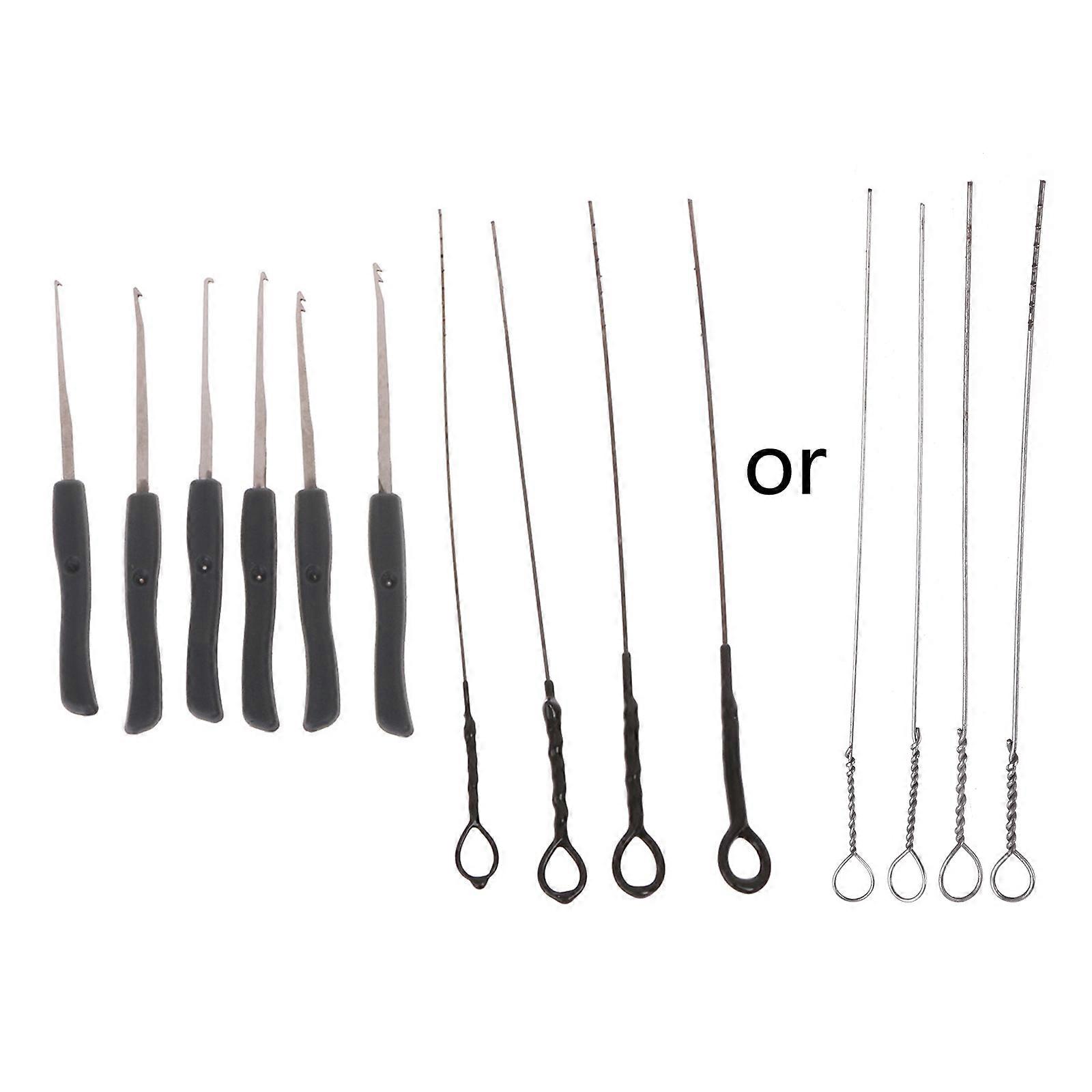 10 Pcs/Set Lock Pick Set Broken for Key Remove Auto Locksmith Tools for Key Extr