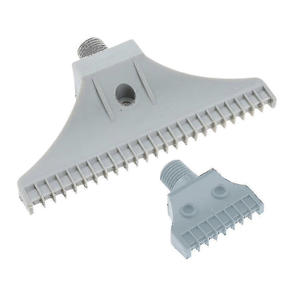 2pcs 1/4" Thread Flat Wind Jet Air Blowing Nozzle Spray 110mm & 40 Mm