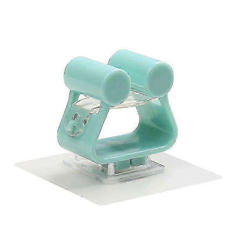 パンチフリーモップラックモップフッククリエイティブトレースレスバスルームモップスティッキーフックラックほうき棚モップクリップ