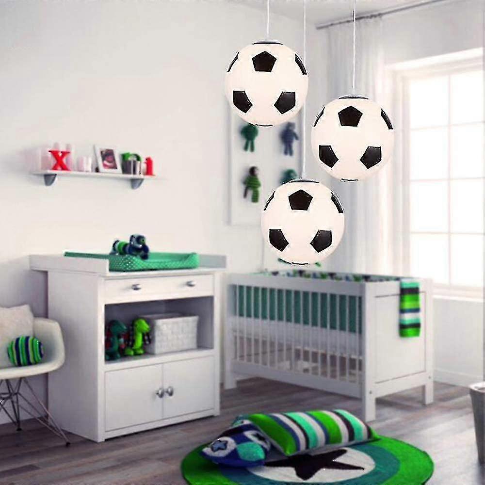 WOONEKY Rustieke Metalen Voetbal Lampenkap met Geperforeerd Ontwerp
