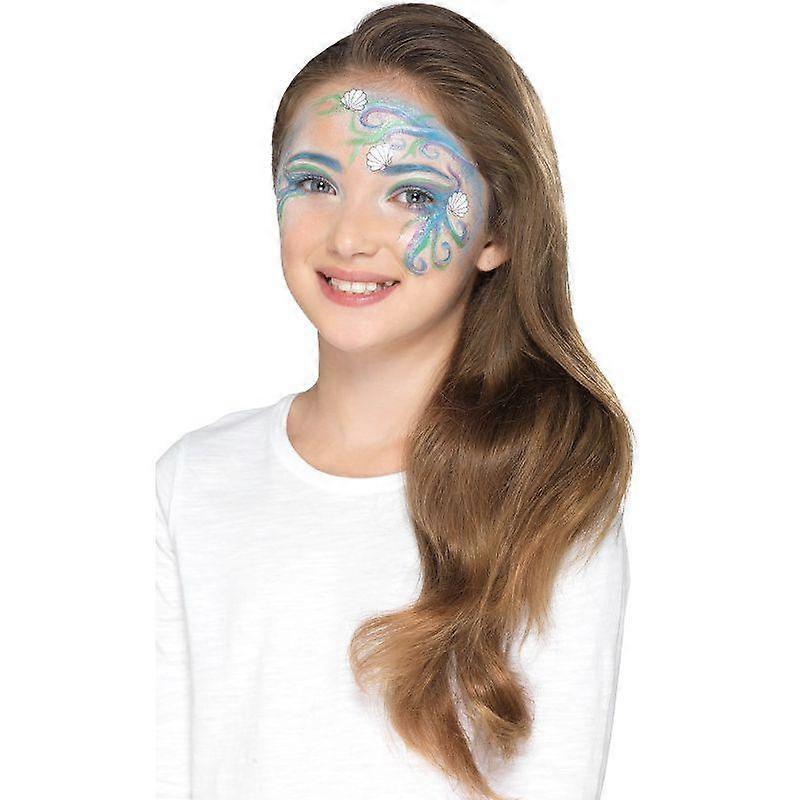 Smiffys Make Up Fx Kids Mythical Kit Aqua Child Multi