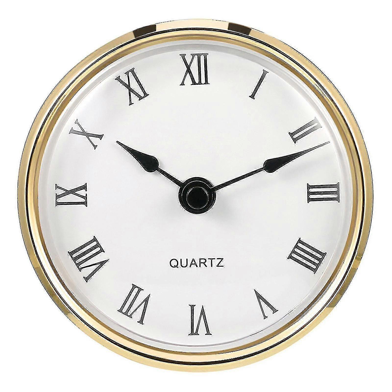 Classic Clock Craft Insert Clocks Movement Quartz Diameter 80mm Number For Home Diy Crafts Multifunctional Installation Part