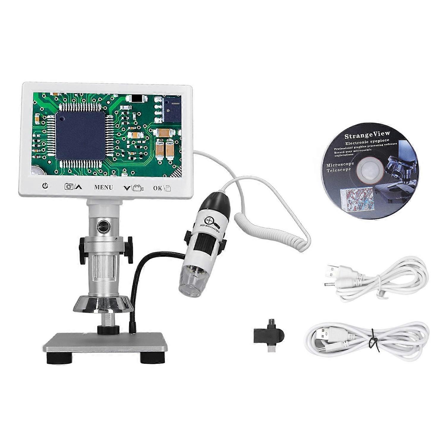 Digital Microscope 2MP for Industrial Soldering Coin Measurement Electronic Maintenance