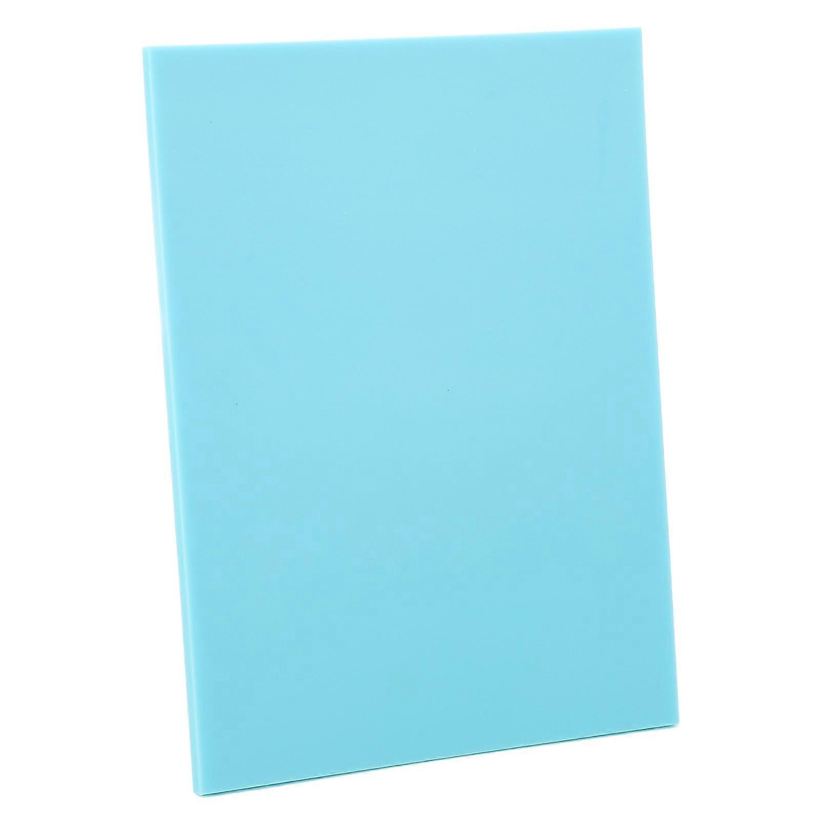 Blue TPR Soft Linoleum Rubber Carving Block 20x15x0.5cm for Printmaking & Stamp Making
