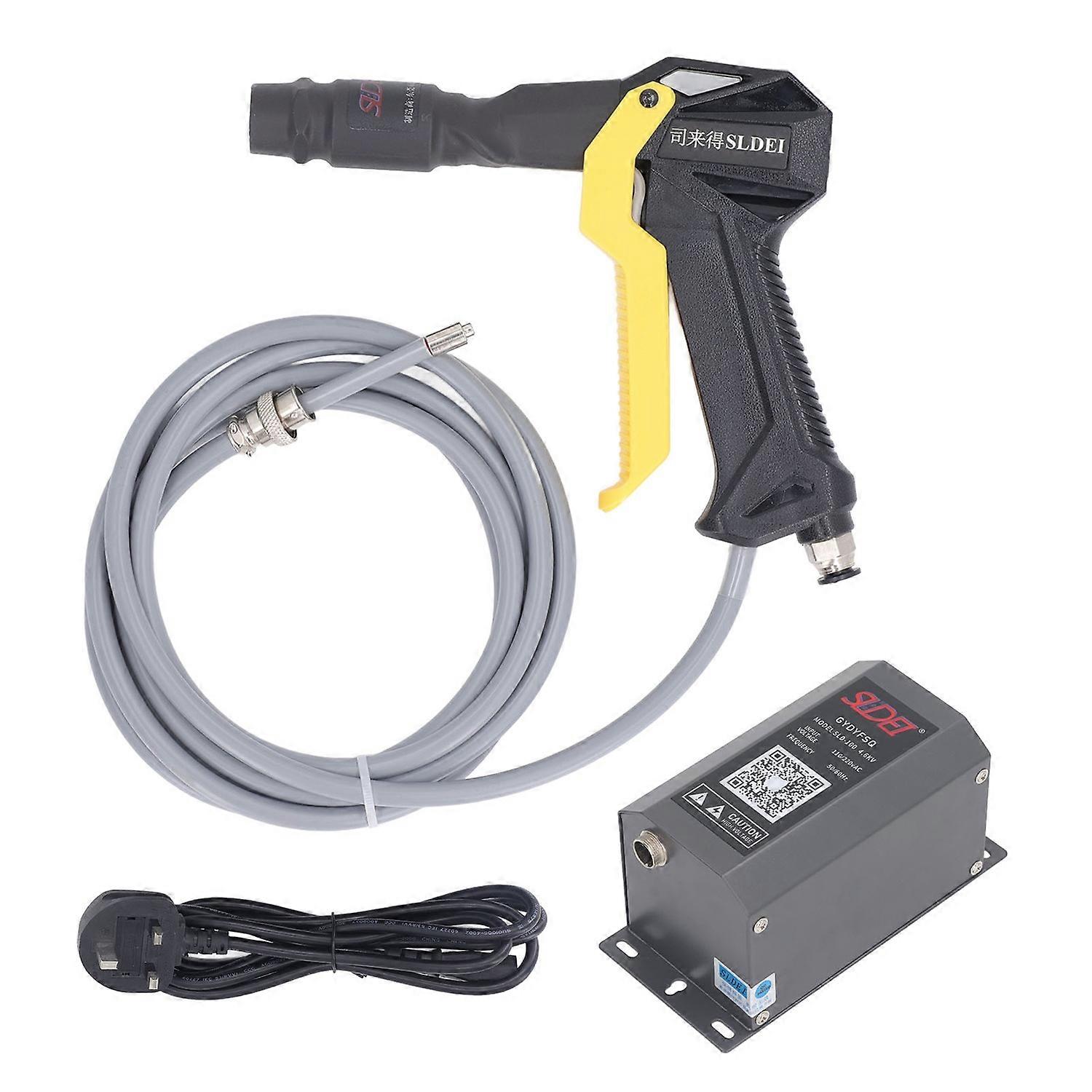 Ionizing Air Gun 4.6kV LED Display Auto Overload Protection Antistatic Air Gun for Quick Electrostat