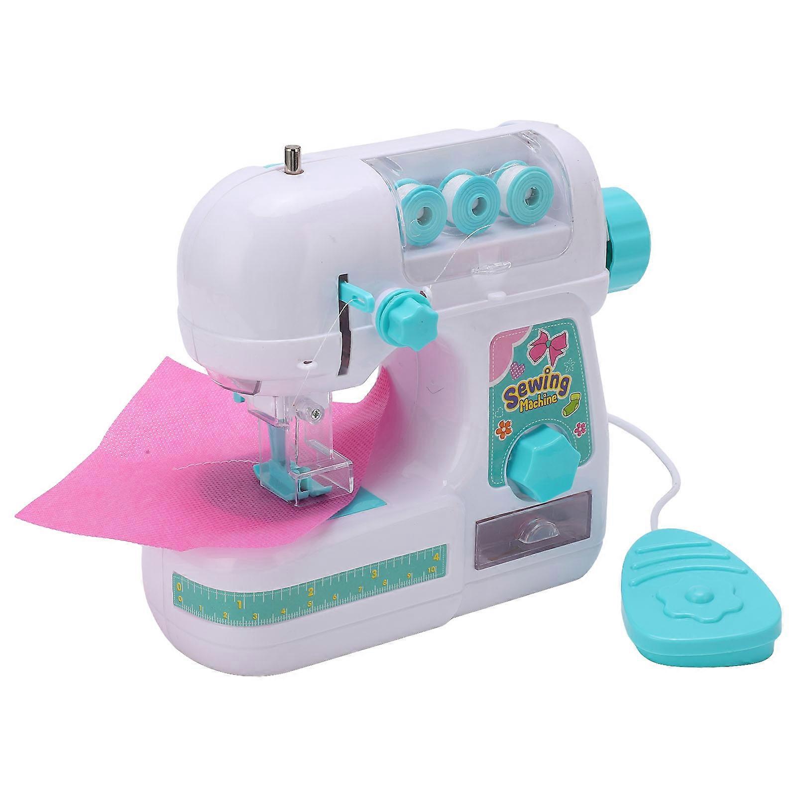 Sewing Machine Toy Electric Simulation Educational Beginner Sewing Machine for Children Beginners