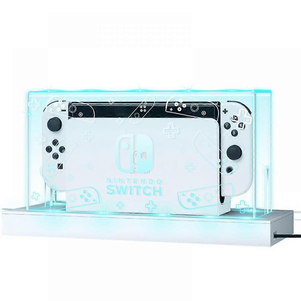 Transparent Game Machine Acrylic Dust Case Host Cover Dust Cover Nintendo Switc Luminous Base Case