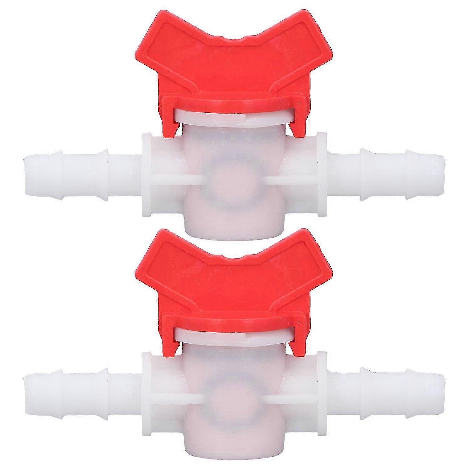 2Pcs Flow Control Valve Water Stop Controller Regulator ABS Switch Accessory Set Kit 10mm / 0.39in