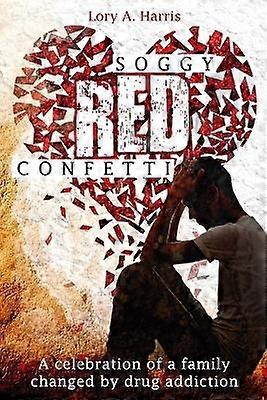 Fuktig röd konfetti