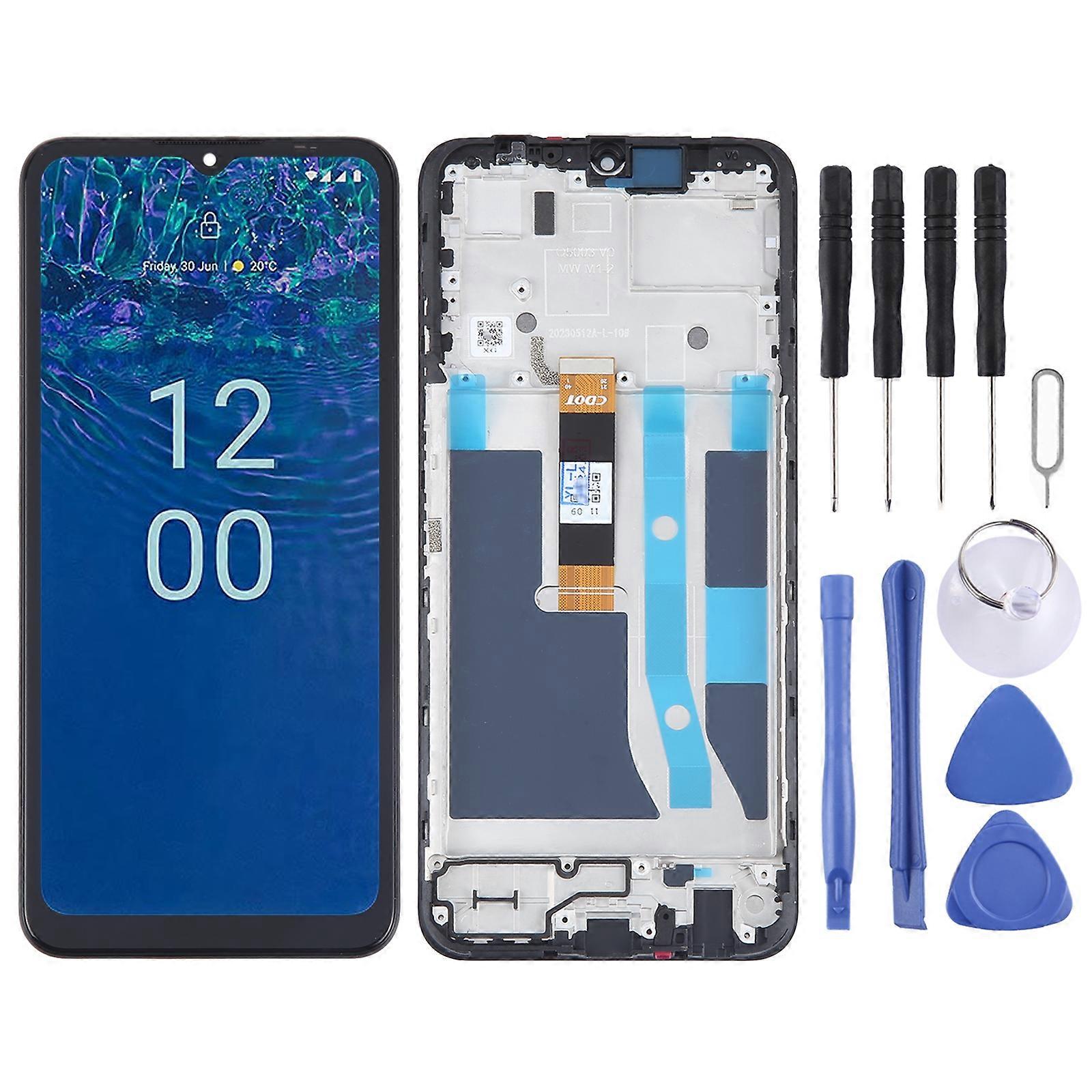 (New) OEM LCD Screen Digitizer Full Assembly with Frame