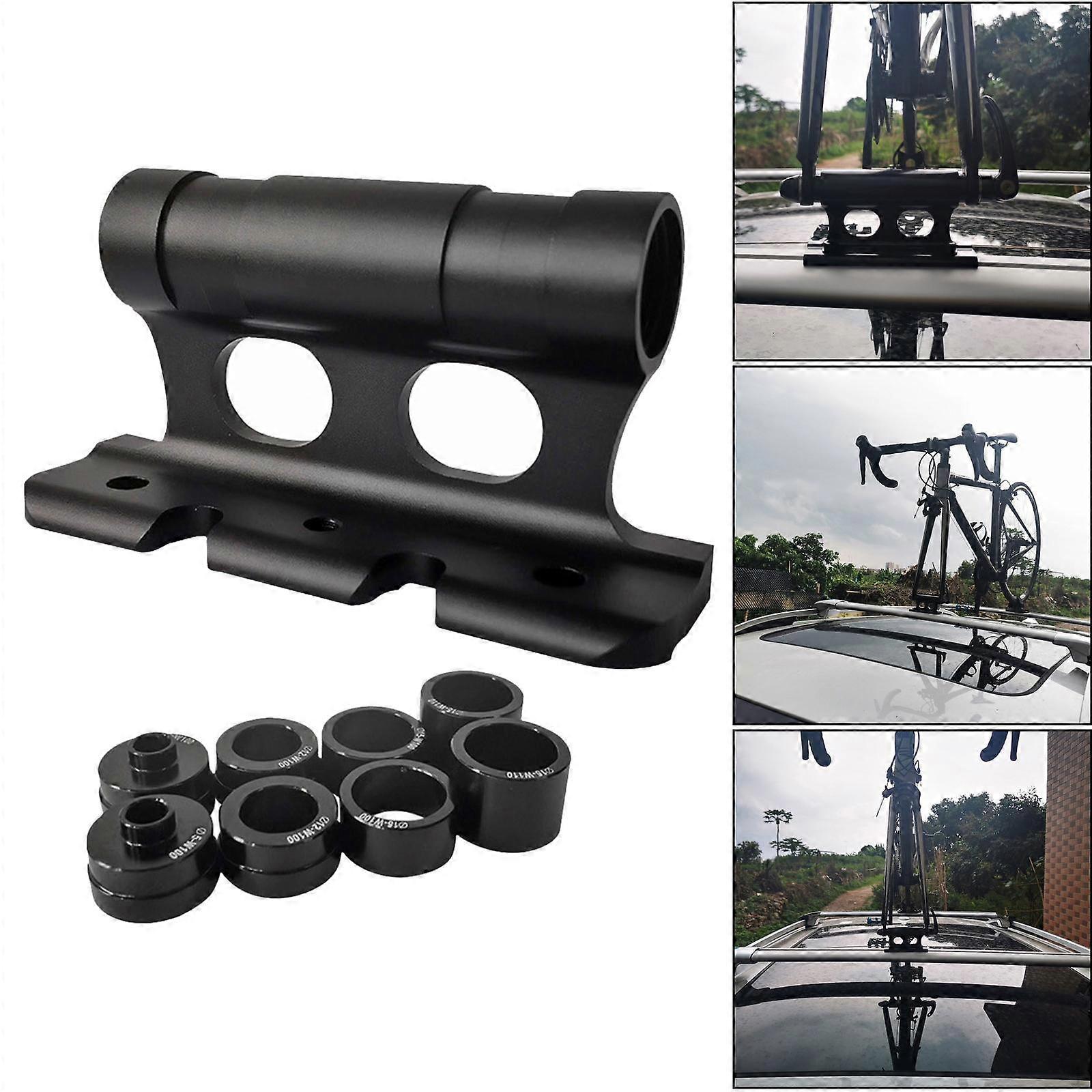 Bike Block Fork Mount Installation thru Axle Carrier Parking Rack Front Fixed Clip