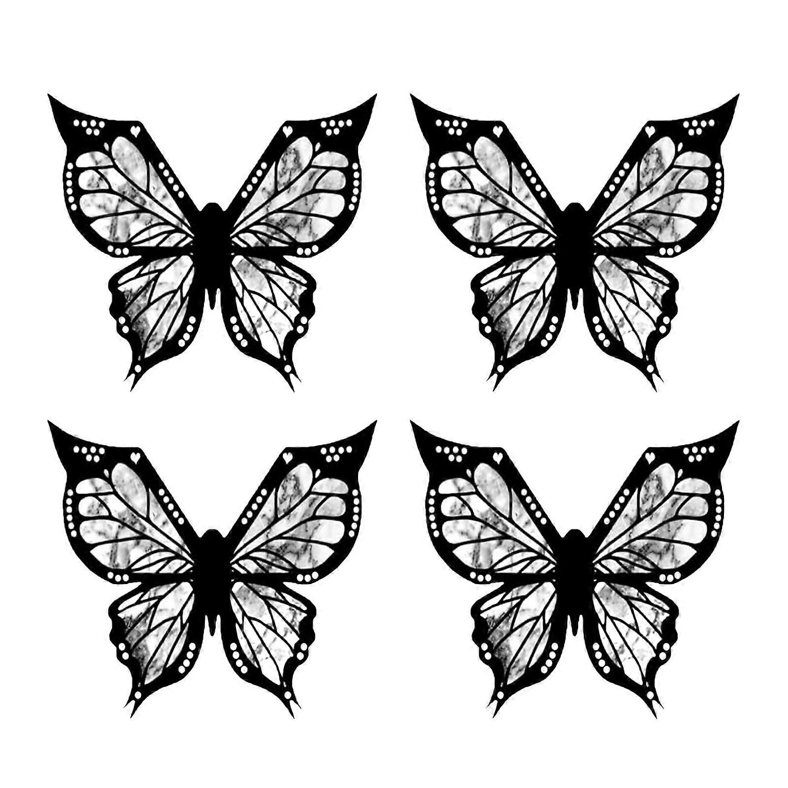 Papillon Eyeliners Pochoirs Grande pointe ailée Regard Sourcils Cils Guide des ombres à paupières Modèles Outil Outil de maquillage des yeux