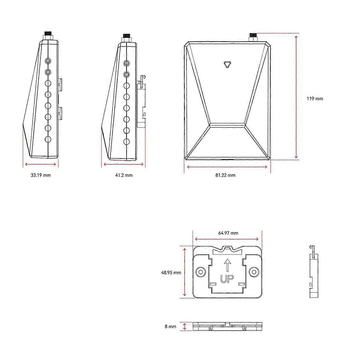 Tuya Smart Life WIFI Three-Phase Four-Wire Power Meter with 200A Main CT and 50A Sub CT Real-Time Power Monitor/Solar