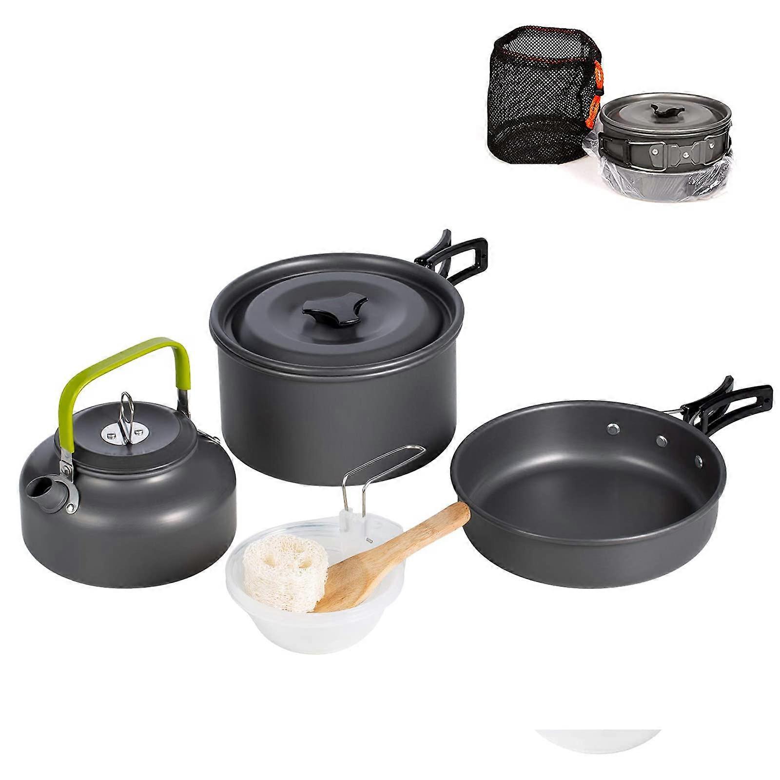 Cookware set for outdoor hiking