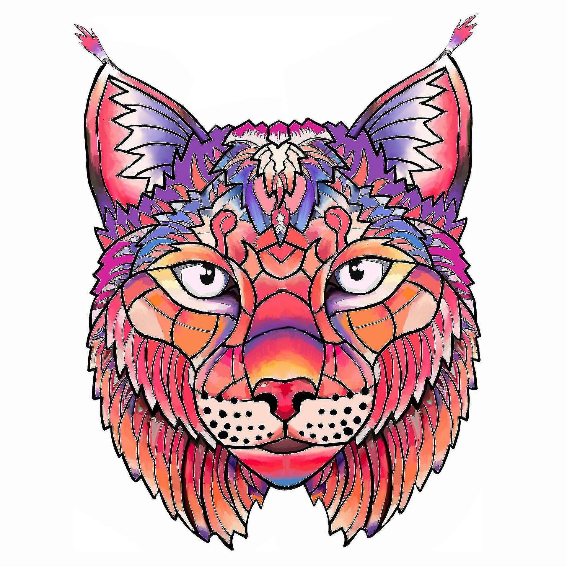 Wooden Jigsaw Puzzle Lion 3d Puzzle Unique Animal Shape Wooden Puzzle For Family Game Play Collection Best Gift