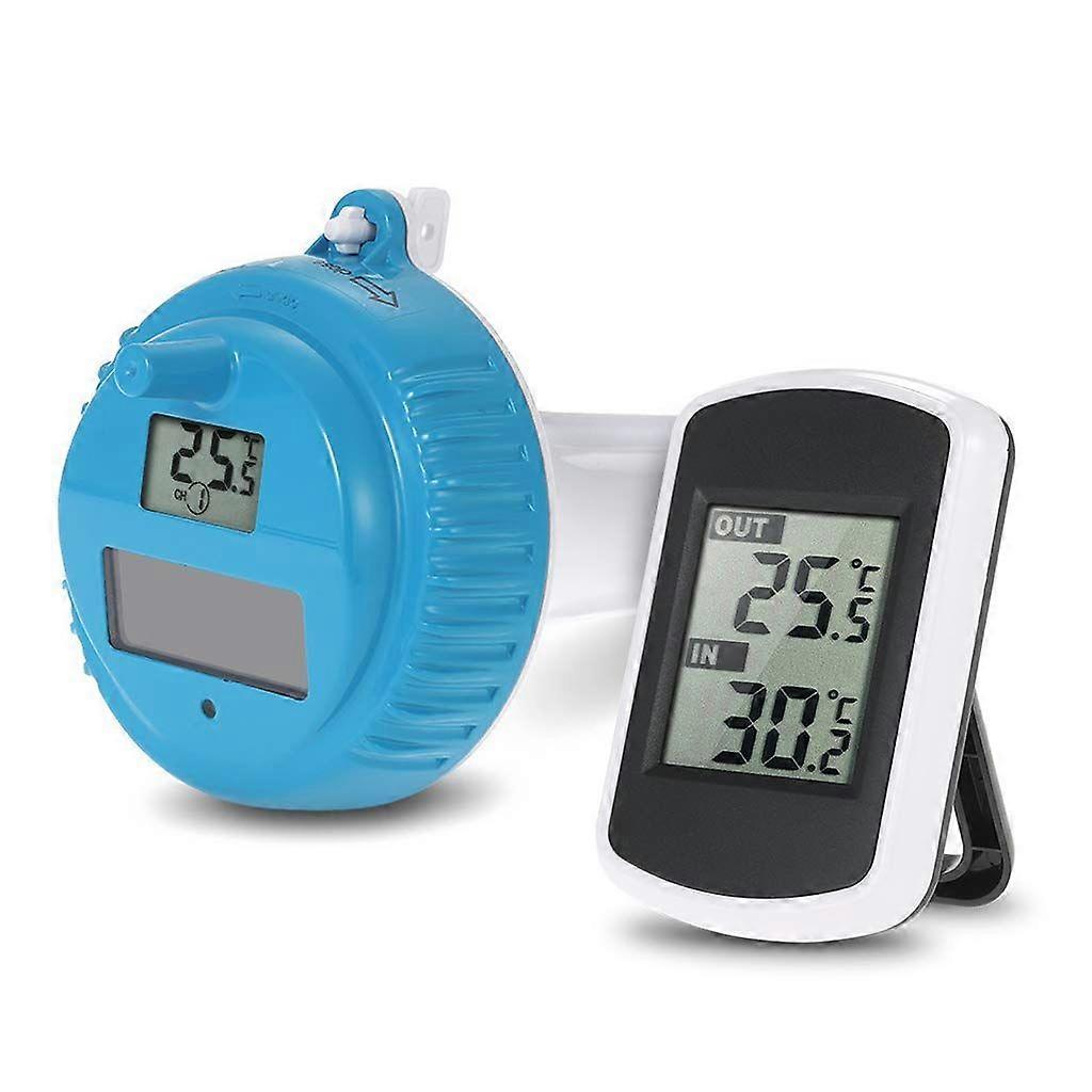 Pool Thermometer Wireless Pool Thermometer Floating Easy Read Temperature Meter compatible Swimming Pool Bath Water & Hot Tub