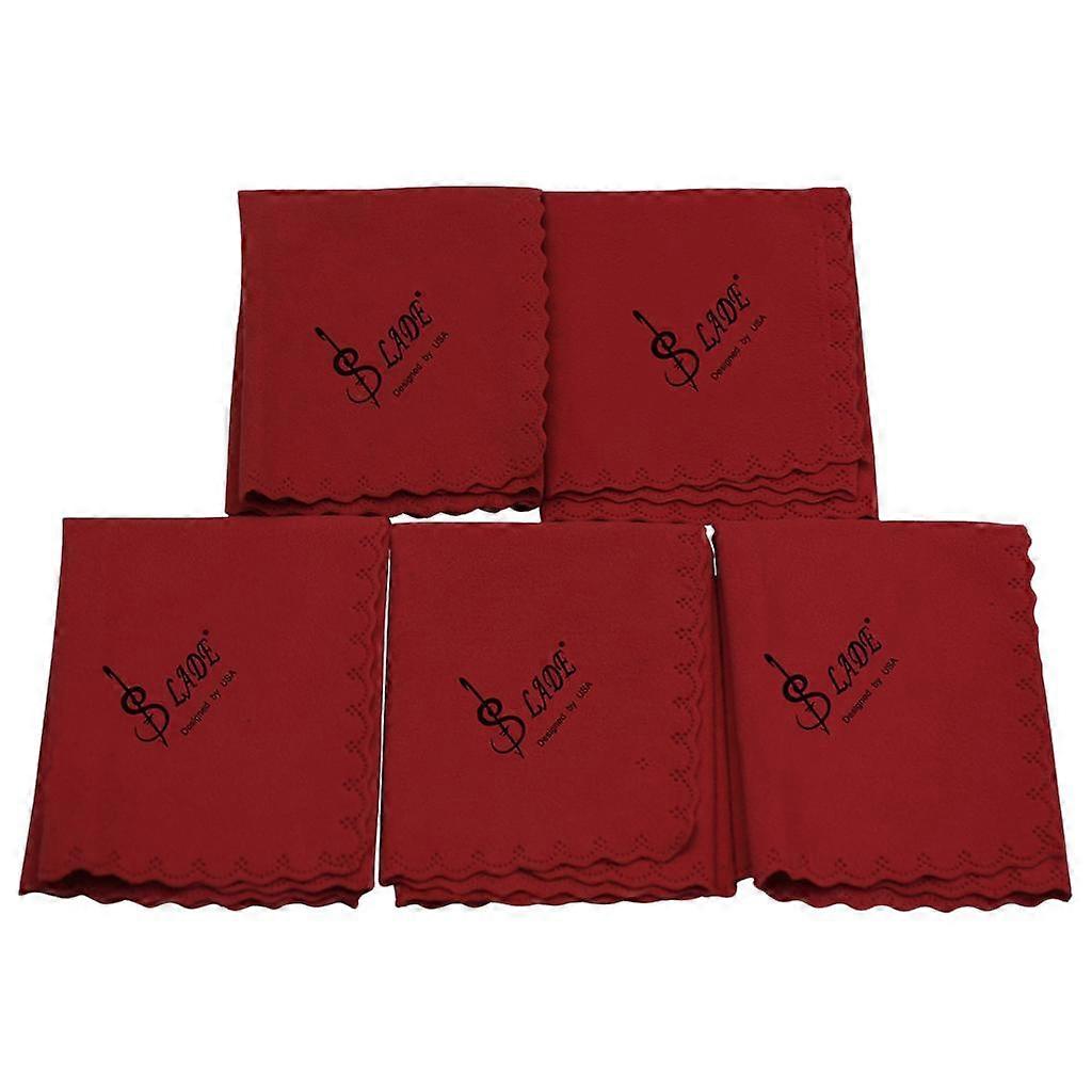5x Universal Musical Instrument Cleaner High Absorbency Wipes Cleaning Cloth (Wind