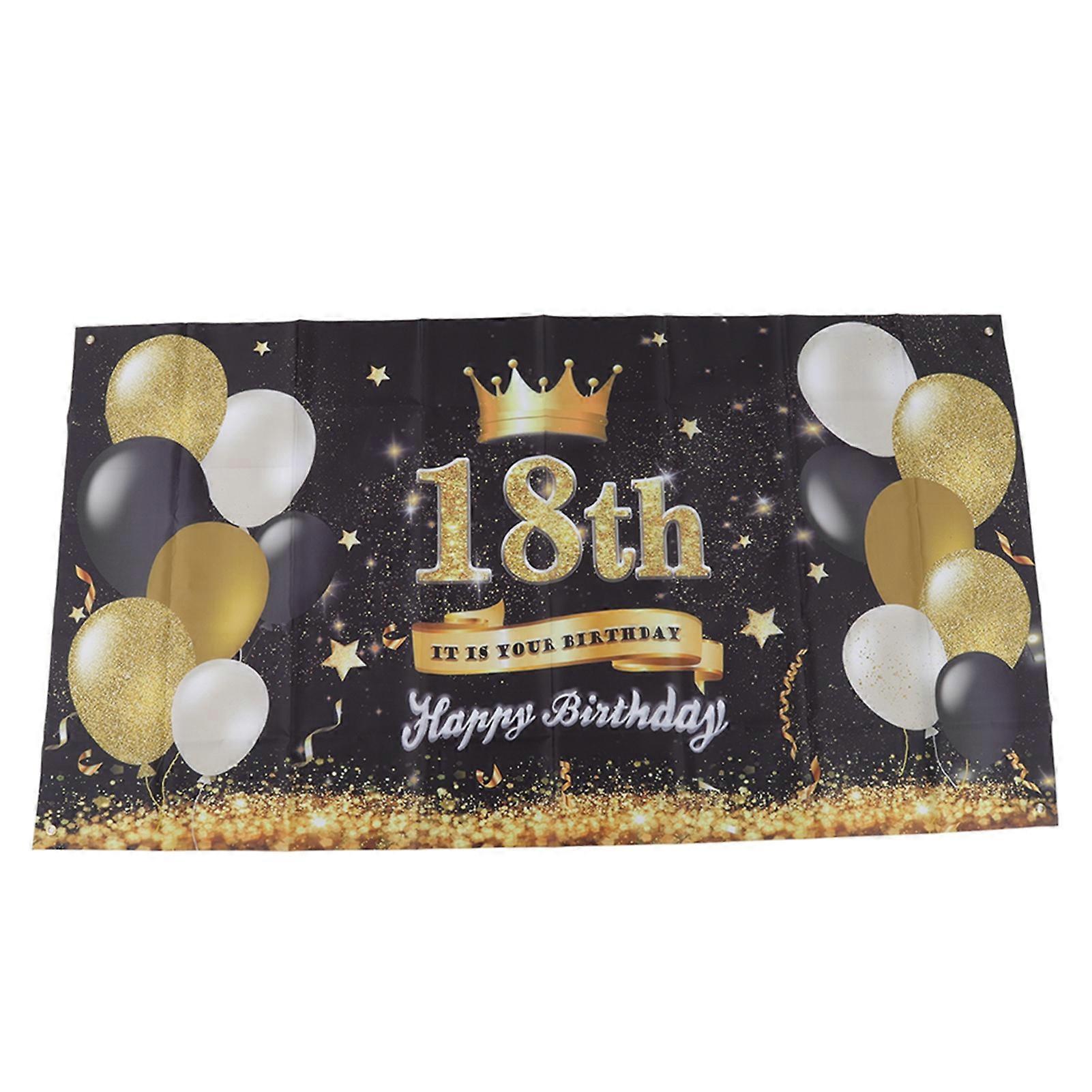 Birthday Backdrop, Reusable Decorations